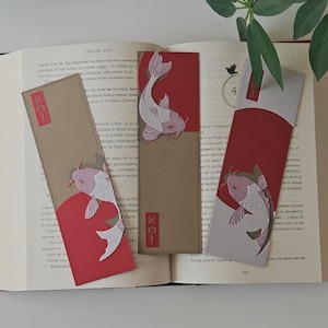 Koi Fish — Set of 3 Bookmarks — Eligible for Free Shipping!