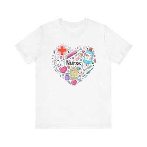 Love Nurse Shirt, Nurse T-Shirt, Nurse Tees, Cute Nurse Shirts, Nurse Appreciation Gift, Nurse Gift Idea, Nurses Week Gift