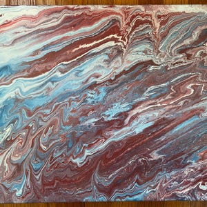 16&quot; x 20&quot; Acrylic Painting on Canvas, Original Handmade, Wall Art
