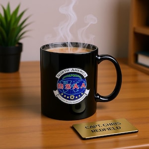 Resident Evil BSAA Mug, Chris Redfield Inspired Ceramic Coffee Cup, Anti-Bioterrorism Insignia, Gamer Gift, Horror Cosplay Drinkware