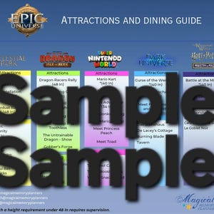 Universal Orlando Attraction and Dining Guide