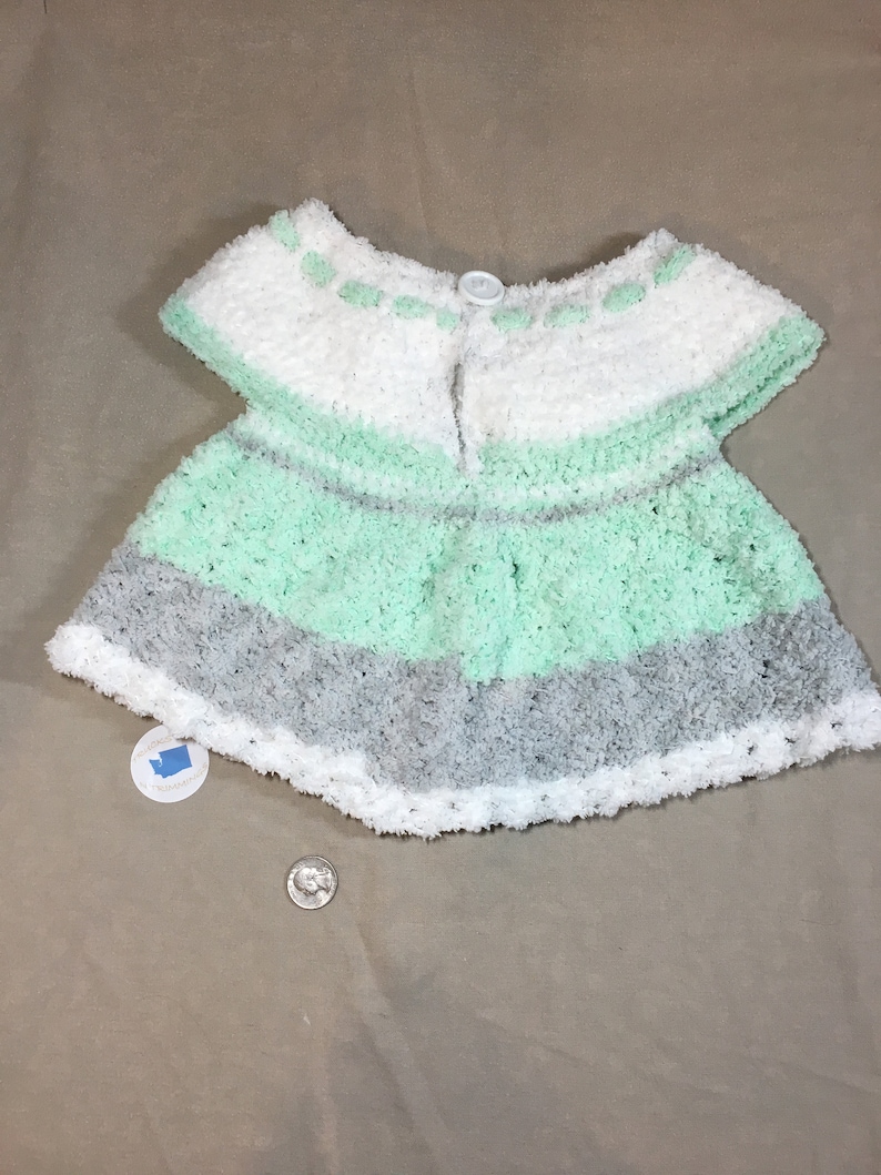 Lovely baby clothes girl crochet baby dress baby girl sweater 1 year old birthday gift baby tunic