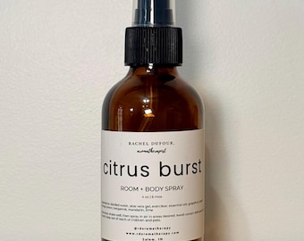 Citrus Burst Room Spray – Natural Air Freshener with Grapefruit, Orange, Lemon, Bergamot, Mandarin & Lime