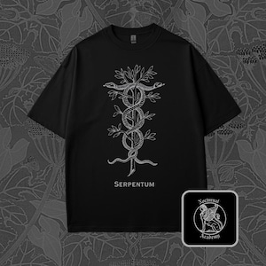 Serpentum T-Shirt: Occult Snake Symbolism, Alchemy Gift