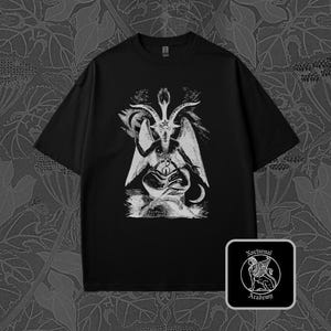 Baphomet Shirt, Sabbatic Goat Shirt of Mendes Shirt, Satanism Shirt, Paganism Shirt, Lucifer Tee, Witchy Goth Shirt, Occult Gift Demonic Tee
