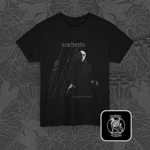 Nosferatu T-Shirt, Horror Movie Shirt, Count Orlok Unisex Tee, Silent Film Shirt, Macabre Witchy Goth Shirt, Vampire Halloween Cinephile Tee