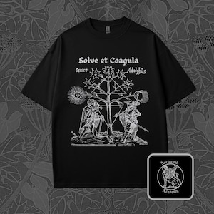 Camiseta Solve et Coagula: Árbol Hermético del Conocimiento, Camiseta Gráfica Oculta