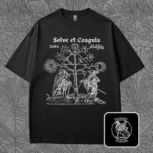 T-shirt Solve et Coagula: hermetische boom der kennis, occult T-shirt met print