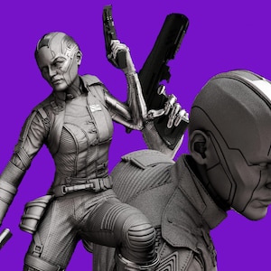 STL-bestand nevel | Guardians of the Galaxy 3D-model om af te drukken