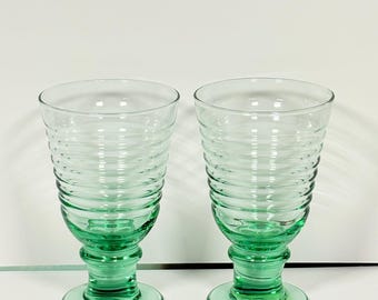 Set of 2 Vintage Libbey Goblets