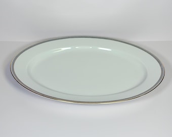 Vintage Heinrich H & C Selb Bavaria Oval Porcelain Platter