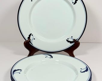 Vintage Dansk Flora Bayberry 9” Salad Plates~ Set of 3 ~ Portugal