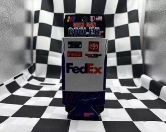 Denny Hamlin Joe Gibbs Racing FedEx Slim Can Cooler