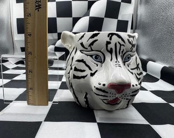 Ringling Bros Barnum Bailey Circus White Tiger Mug 2002 Greatest Show On Earth