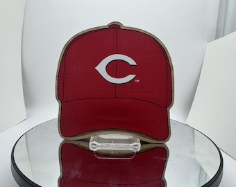 MLB Cincinnati Reds Ballcap Tabletop Wood Decor