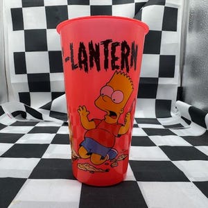 The Simpsons Bart Simpson Jerk O Lantern 28oz Plastic Cup