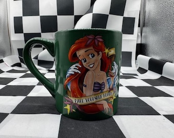 disney parks ariel little mermaid dress ceramic mug Disney The Little Mermaid Part Of Your World Ceramic Mug With Sculpted Handle