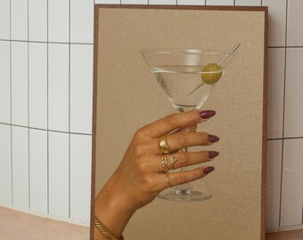 Dry Martini Poster DIGITAL PRINT