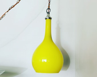 Vintage Murano Glass Swag Lamp 1960s Mod Pendant Swag Light
