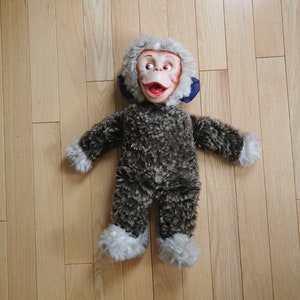 Vintage Rushton? Monkey Made in Canada Plush Cute Kitsch kitschy
