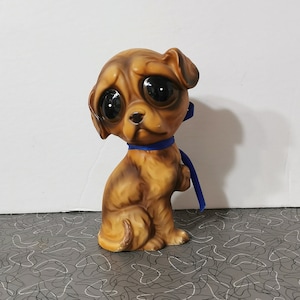 Big Eye Dog Figurine - Etsy