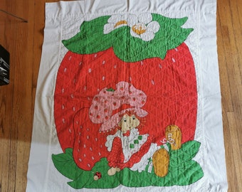 Vintage Strawberry Shortcake Quilt vintage