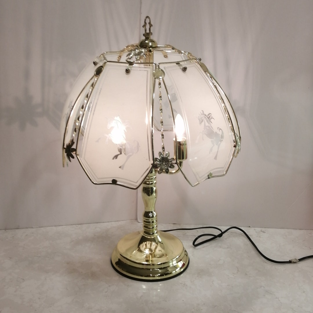 Vintage Brass Unicorn Touch Lamp Tri Lite 3 Brightness Settings - Etsy