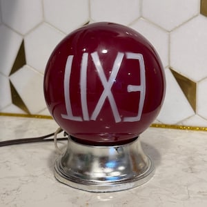 Red Globe Exit - Etsy