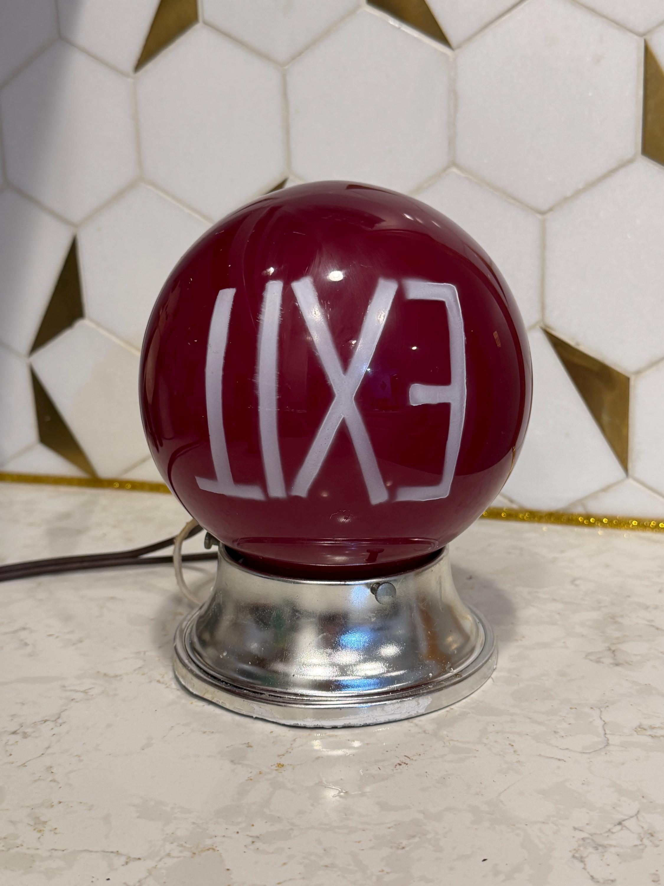 Antique Exit Light - Etsy Canada