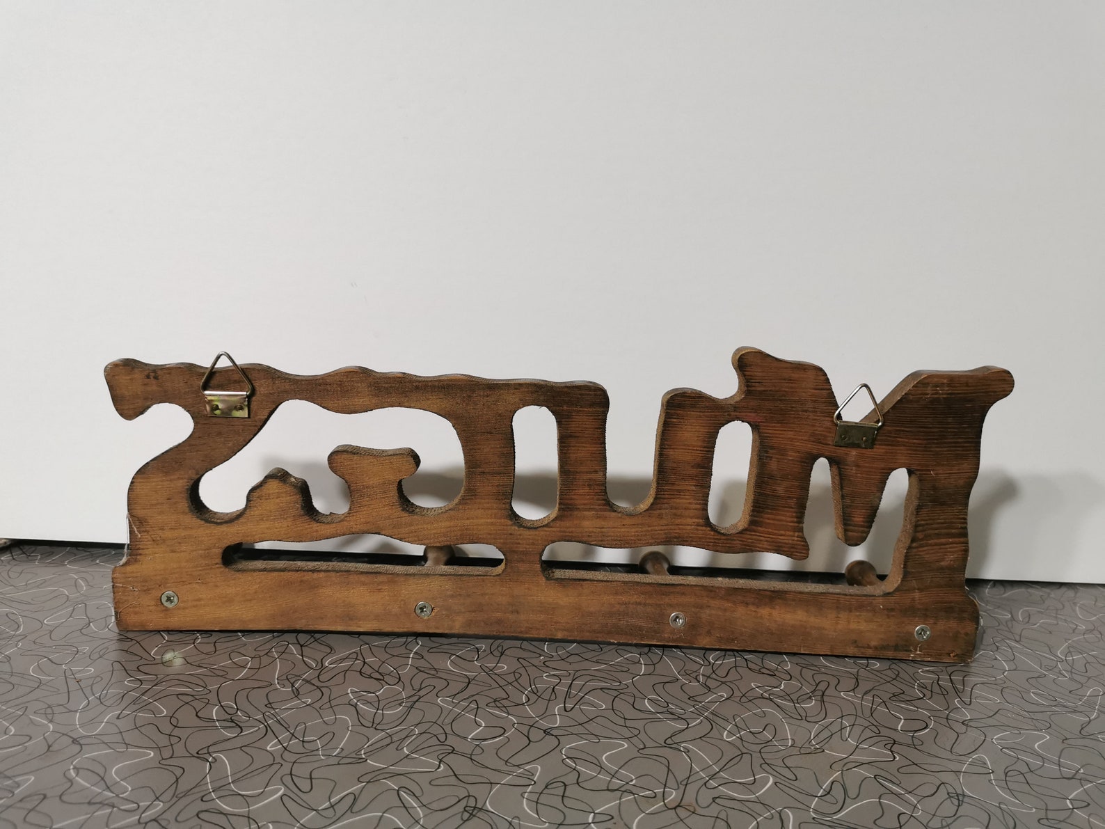 Vintage Mug Rack Wooden - Etsy