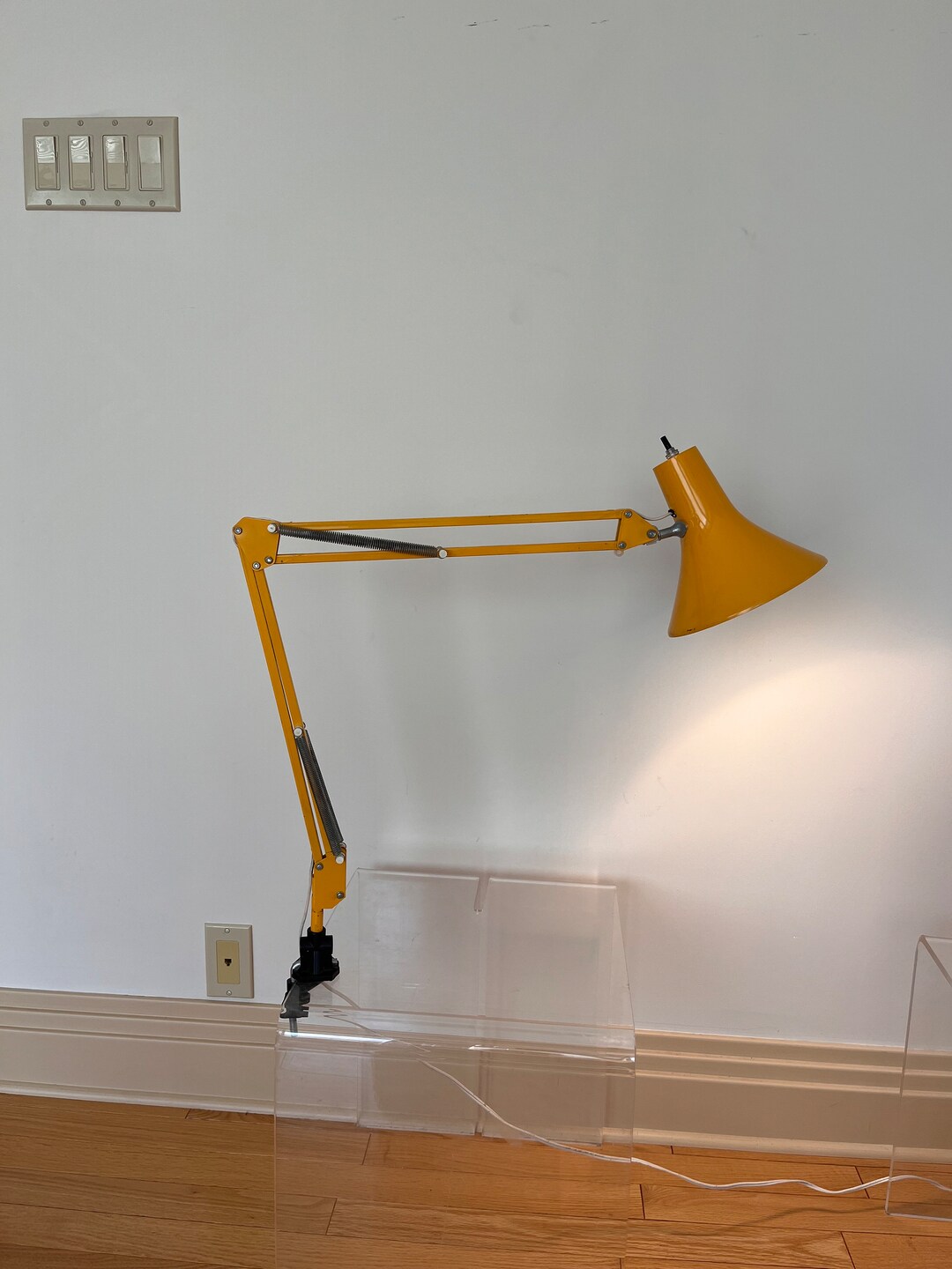 Vintage Luxo Clamp on Desk Lamp Studio Lamp Drafting Lamp Etsy