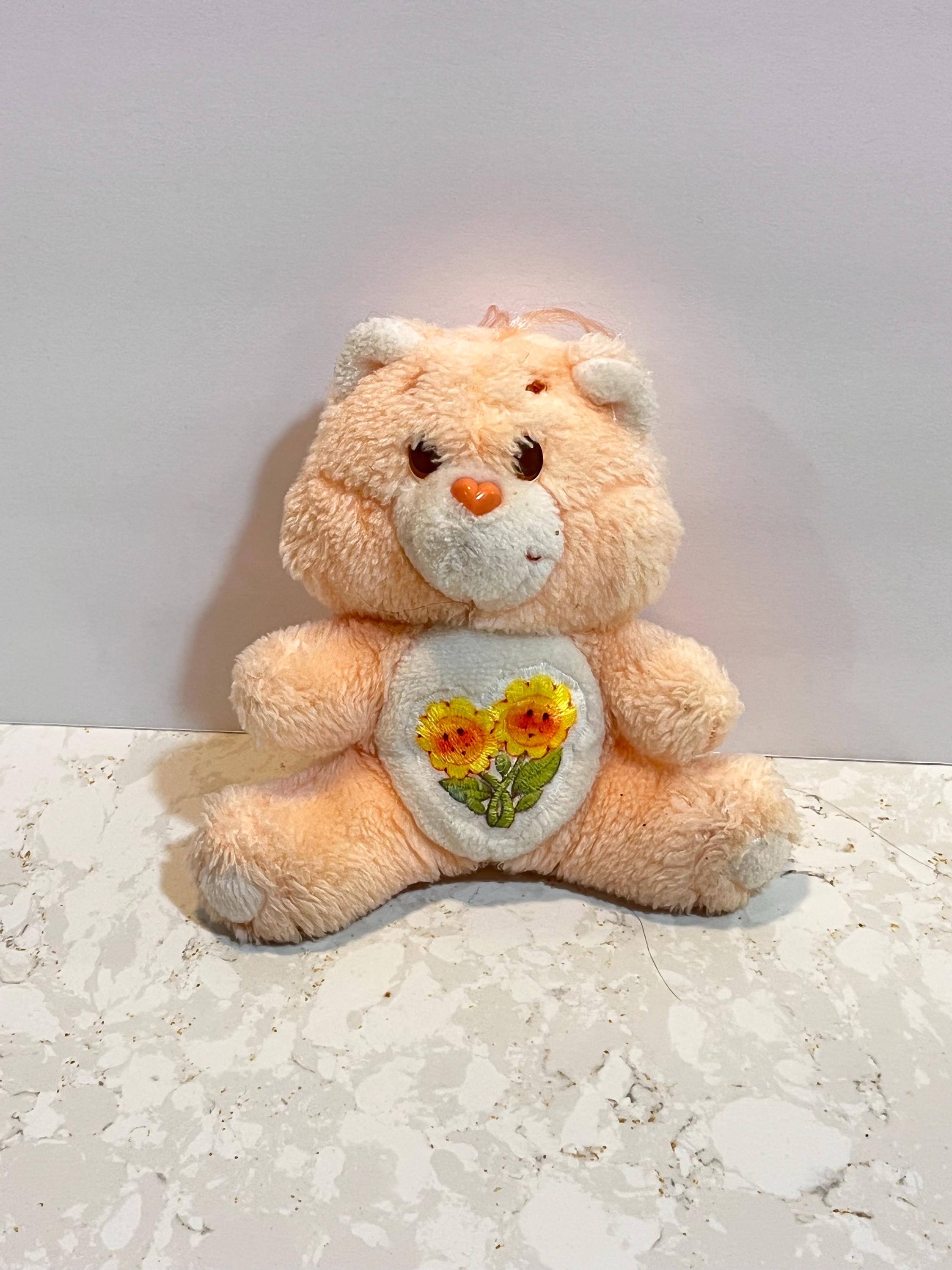 Vintage 6 Inch Care Bears Plush Toy Funshine Bear - Etsy