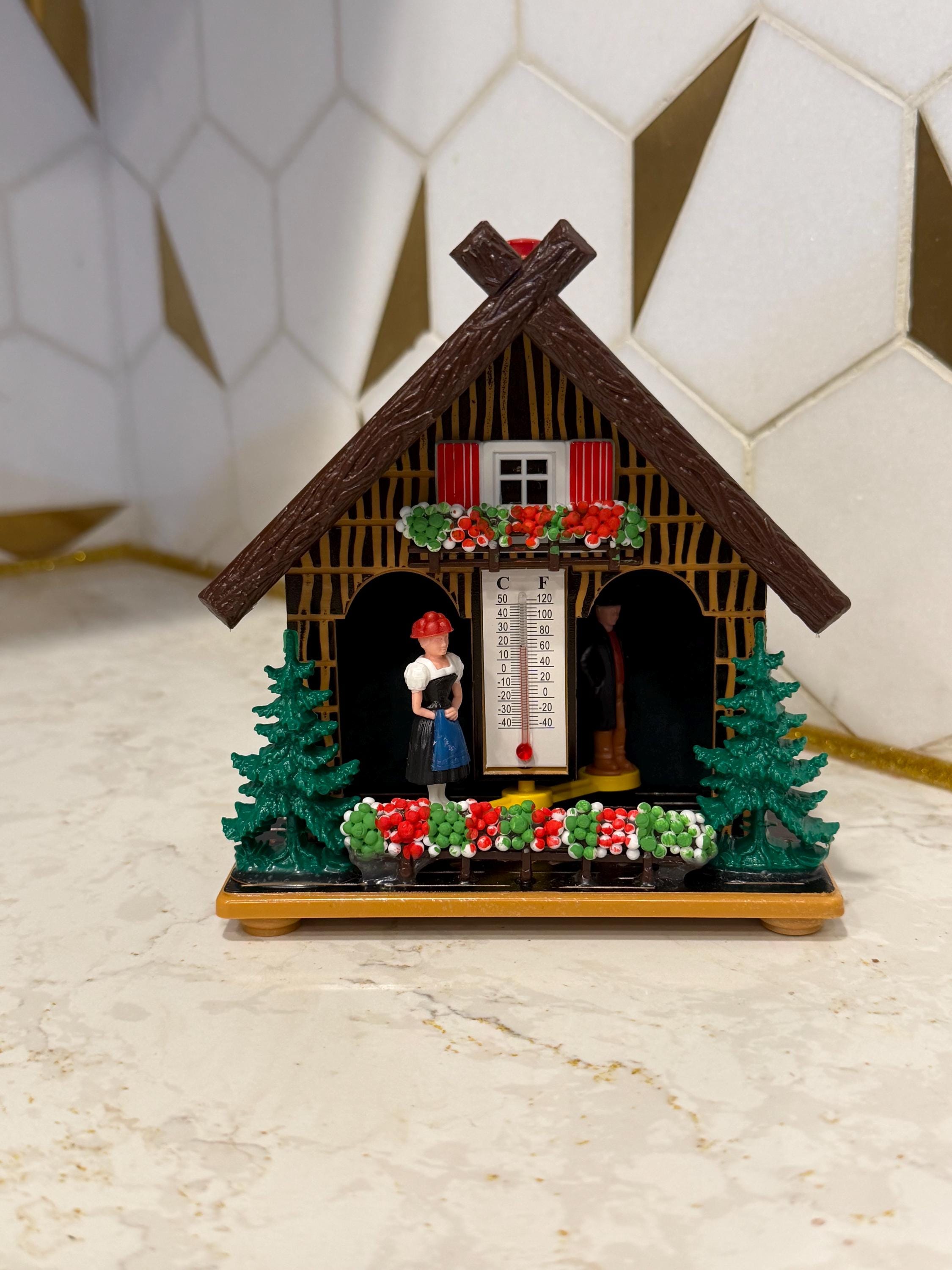 Das Wetterhaus 天気を示す置物 German Weather House - Etsy