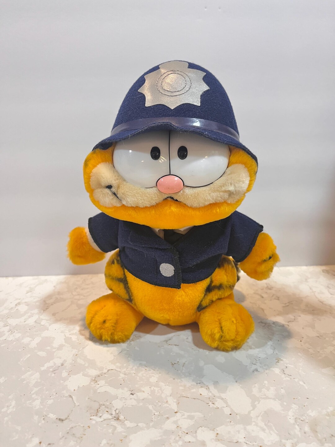 Vintage Garfield Plush Great Condition Police Officer - Etsy