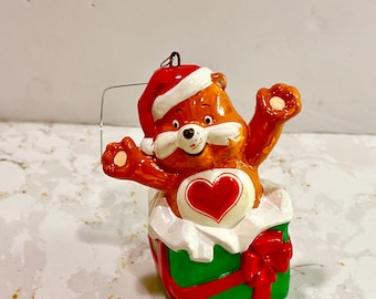 Vintage Care Bears ceramic ornament
