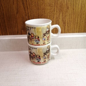 Vintage Campbells Soup Mug Set Soup Bowl Mugs