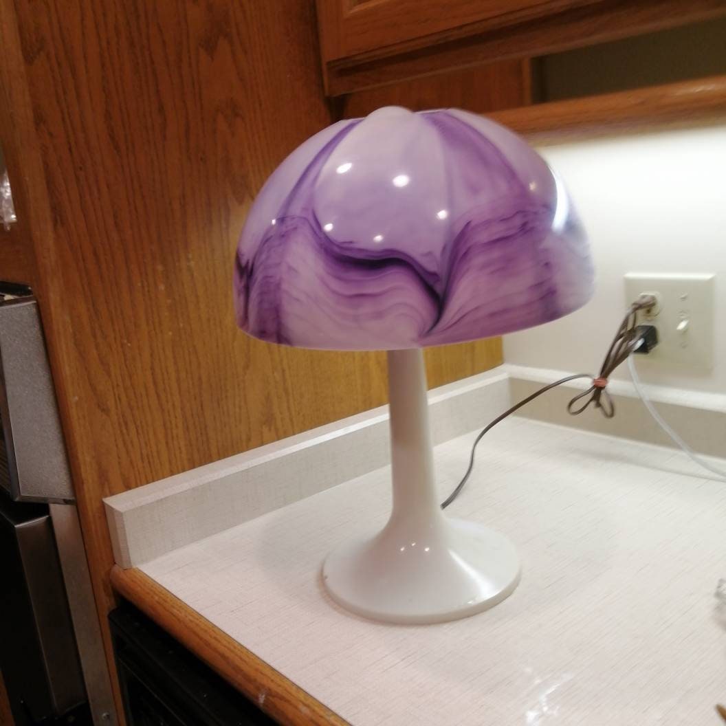 Vintage Gilbert Red Plastic Mushroom Lamp – The Apartment TO