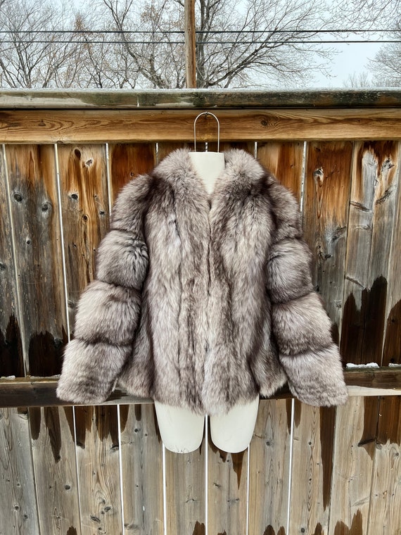 silver fox coat value