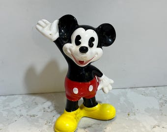 Mickey Mouse ceramic figurine Vintage