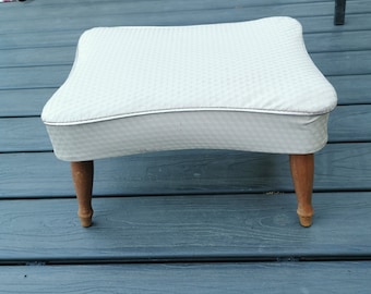 Mid Century Ottoman 1950's Ottoman Foot Stool