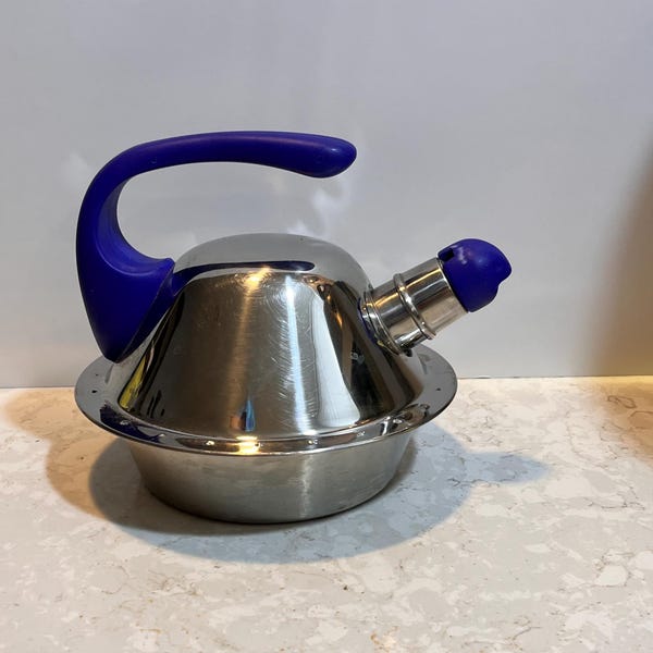 Vintage Moderne Ikea UFO Edelstahl Kettle Modern Mod Kettle
