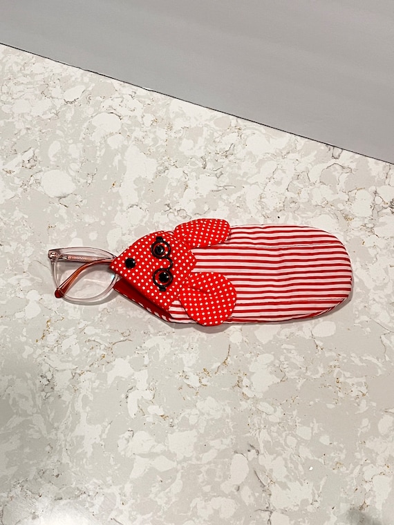 Adorable Kitschy Mouse Eyeglass Case Soft Eyeglass
