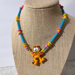 Vintage Garfield Necklace 1981 zdjęcie 1