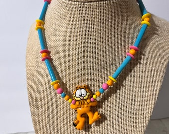 Vintage Garfield Necklace 1981