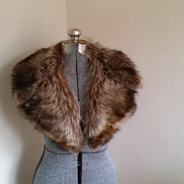 Vintage Fox Fur Collar Classy Retro Fur Stole Fur Collar Fox Fur Vintage Fur