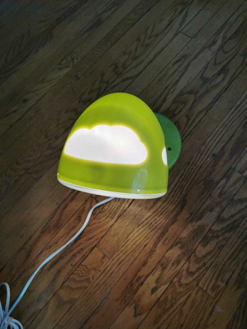 Vintage IKEA Green Cloud Skojig Desk Lamp or Wall Sconce Lamp image 2