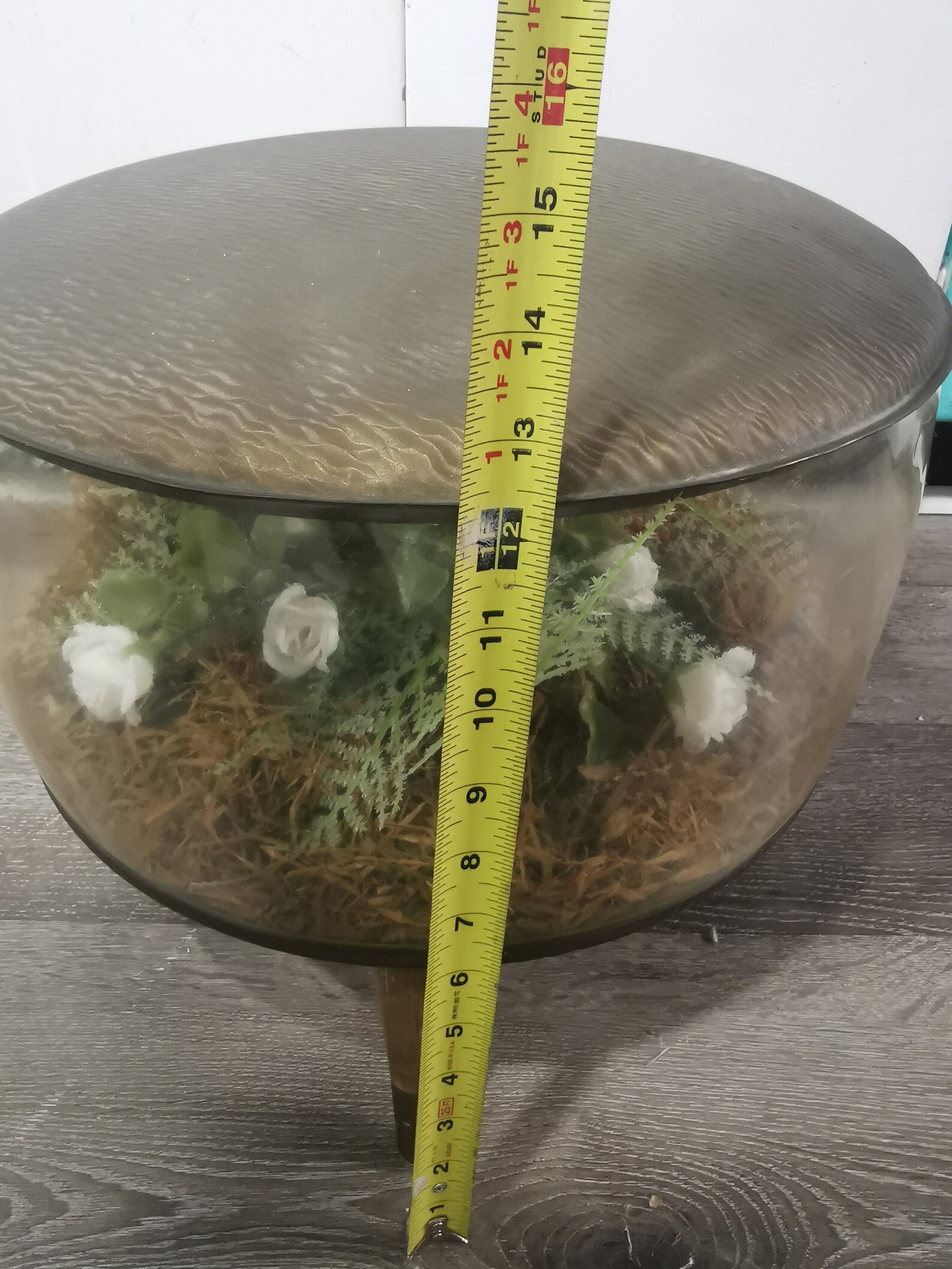 Vintage Inflatable Ottoman Terrarium Ottoman 1950s Modern Etsy