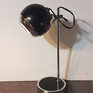 Vintage 1970's Space Age Eyeball Lamp Mid Century Modern Lamp