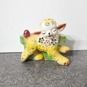 Vintage Lamb Baby Planter - Etsy