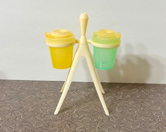 Set vintage di saliera e pepiera Tupperware